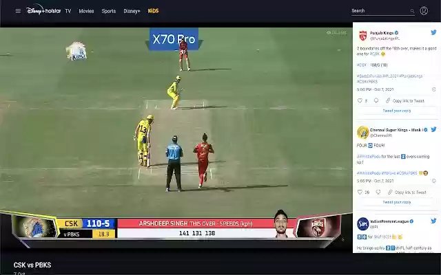 Twickr for Hotstar  from Chrome web store to be run with OffiDocs Chromium online