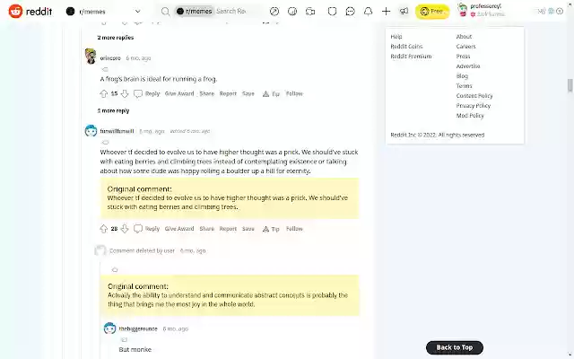 Unedit and Undelete for Reddit  from Chrome web store to be run with OffiDocs Chromium online