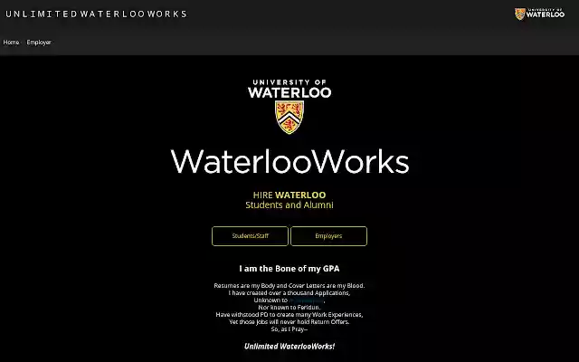 Unlimited Waterloo Works  from Chrome web store to be run with OffiDocs Chromium online