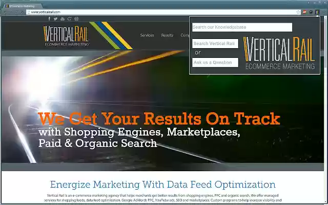 Vertical Rail Ecommerce Marketing  from Chrome web store to be run with OffiDocs Chromium online