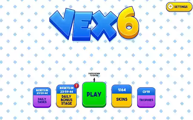 Vex 6 Unblocked Game  from Chrome web store to be run with OffiDocs Chromium online