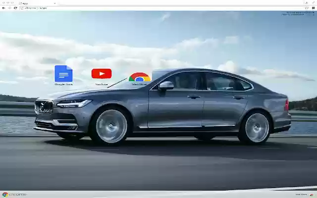 Tema Volvo S90 dal web store di Chrome da eseguire con OffiDocs Chromium online