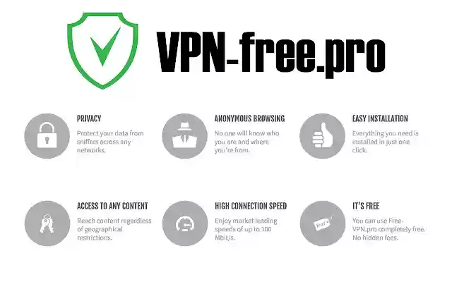 VPN free.pro VPN không giới hạn miễn phí từ cửa hàng Chrome trực tuyến được chạy với OffiDocs Chrome trực tuyến