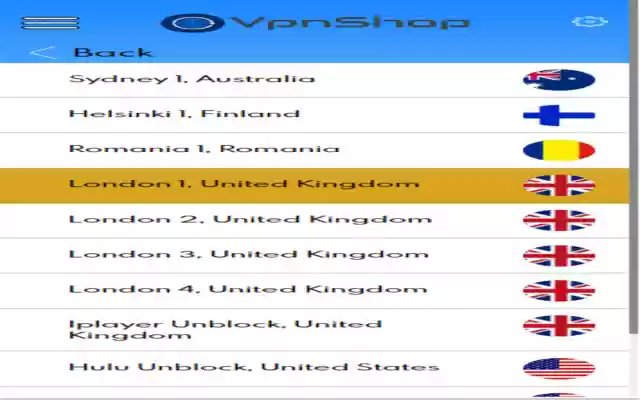 VpnShop  from Chrome web store to be run with OffiDocs Chromium online