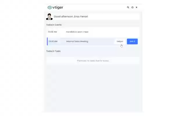 Vtiger Aide Your new Personal Assistant  from Chrome web store to be run with OffiDocs Chromium online