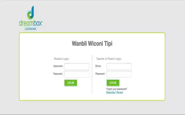 Wambli Wiconi Tipi DB Site 2017 18 সংস্করণ 2 Chrome ওয়েব স্টোর থেকে OffiDocs Chromium অনলাইনে চালানো হবে