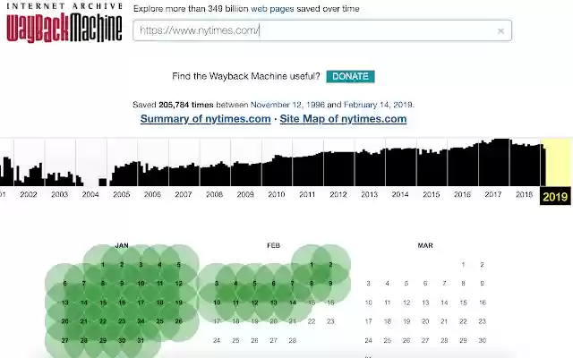 Wayback Machine Playback Machine  from Chrome web store to be run with OffiDocs Chromium online