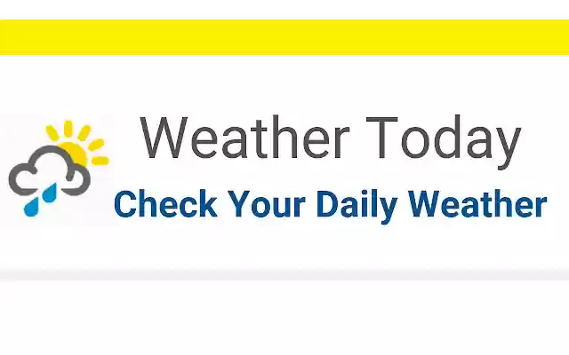 WeatherToday  from Chrome web store to be run with OffiDocs Chromium online