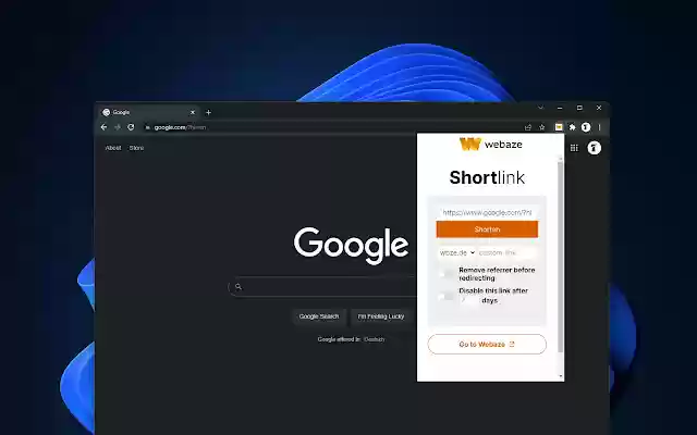 Webaze Shortlinks  from Chrome web store to be run with OffiDocs Chromium online Webaze Shortlinks  from Chrome web store to be run with OffiDocs Chromium online