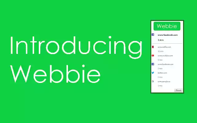 Webbie  from Chrome web store to be run with OffiDocs Chromium online