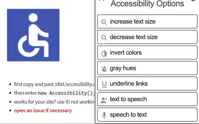 Websites Accessibility from Chrome web store to be run with OffiDocs Chromium online Websites Accessibility from Chrome web store to be run with OffiDocs Chromium online