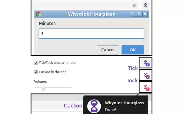 Hourglass 2025 chrome extension