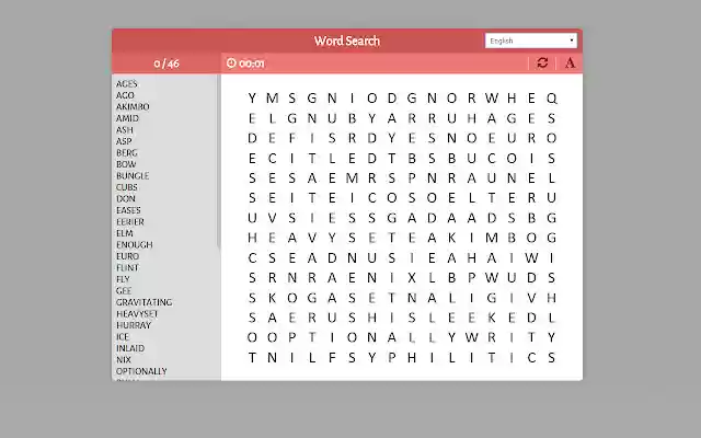 Word Search Free Puzzles from Chrome web store to be run with OffiDocs Chromium online Word Search Free Puzzles from Chrome web store to be run with OffiDocs Chromium online