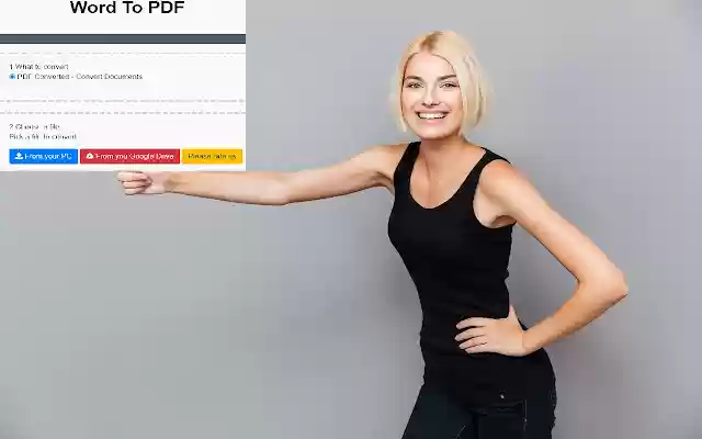 Word to PDF  from Chrome web store to be run with OffiDocs Chromium online