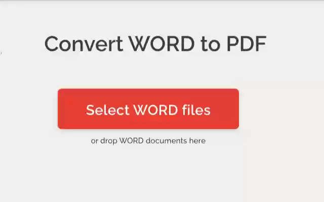 Word to PDF Converter Tool  from Chrome web store to be run with OffiDocs Chromium online