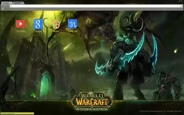 World of Warcraft: Chrome Web ストアの Burning Crusade 1366x768 を OffiDocs Chromium オンラインで実行