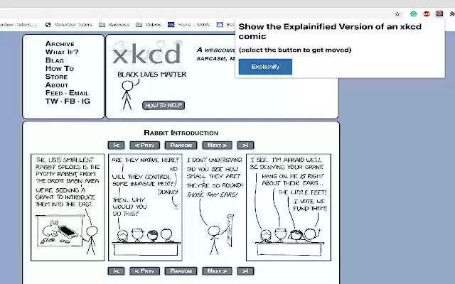 xkcd Explanifier  from Chrome web store to be run with OffiDocs Chromium online