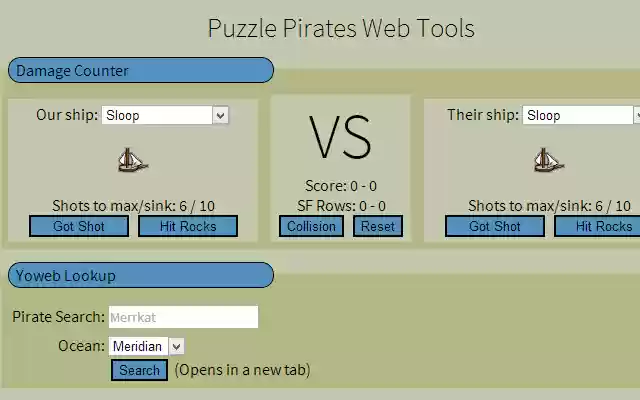 Yohoho! Puzzle Pirates Tools  from Chrome web store to be run with OffiDocs Chromium online