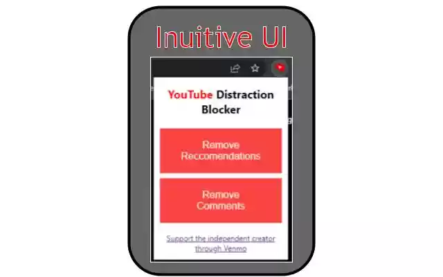 YouTube Distraction Blocker  from Chrome web store to be run with OffiDocs Chromium online