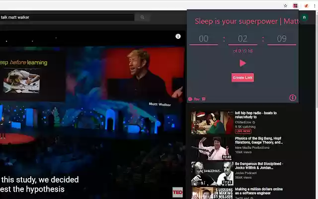 YouTube Playback Exact Time, Links and More  from Chrome web store to be run with OffiDocs Chromium online