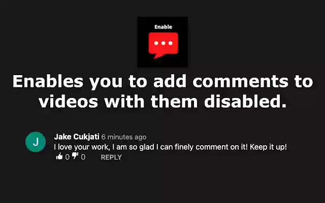 YT Commenter din magazinul web Chrome va fi rulat cu OffiDocs Chromium online