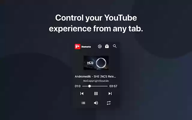 YT Remote  from Chrome web store to be run with OffiDocs Chromium online