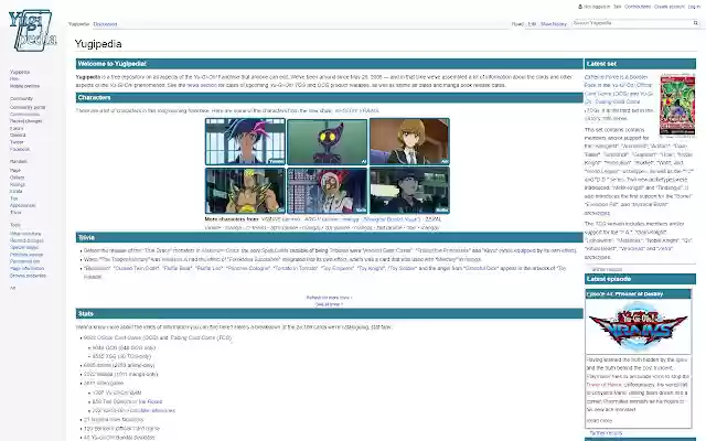 Yugipedia Redirect  from Chrome web store to be run with OffiDocs Chromium online