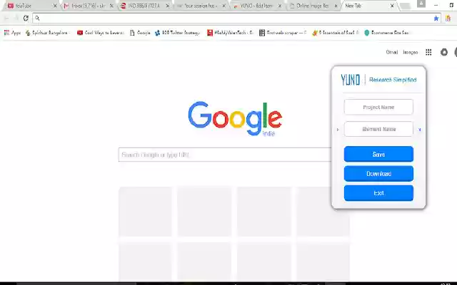 YUNO de la boutique en ligne Chrome sera exécuté avec OffiDocs Chromium en ligne