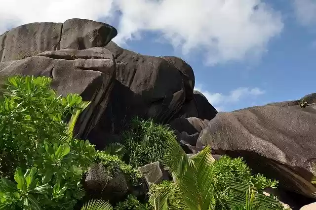 Free download Seychelles Rocks La Digue -  free free photo or picture to be edited with GIMP online image editor