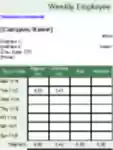 Free download Simple Timesheet DOC, XLS or PPT template free to be edited with LibreOffice online or OpenOffice Desktop online