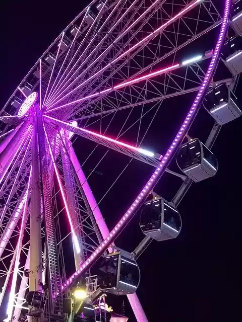 Free download Sky Wheel Ferris Fair -  free photo or picture to be edited with GIMP online image editor