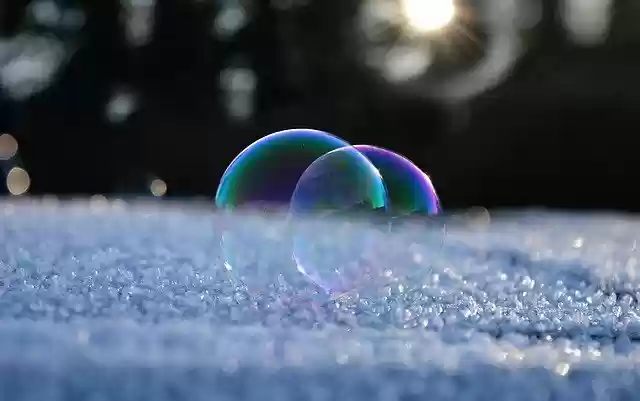 Free download soap bubbles frost hoarfrost winter free picture to be edited with GIMP free online image editor