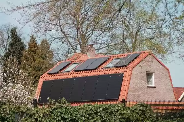 Free download Solar Panel House Durable -  free photo or picture to be edited with GIMP online image editor