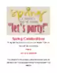 Free download Spring Events Celebration Flyer Template DOC, XLS or PPT template free to be edited with LibreOffice online or OpenOffice Desktop online