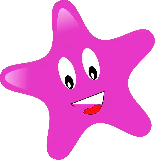 Free download Star Pink Colorful -  free illustration to be edited with GIMP free online image editor