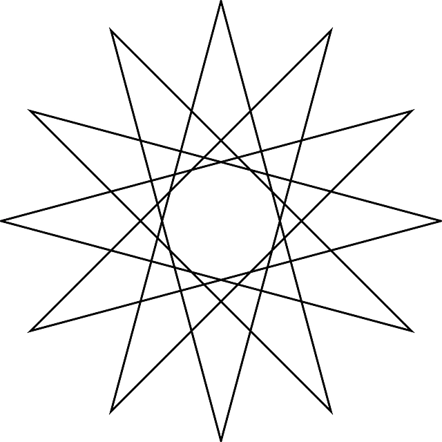 Free download Stars Polygon Geometry - Free vector graphic on Pixabay free illustration to be edited with GIMP free online image editor