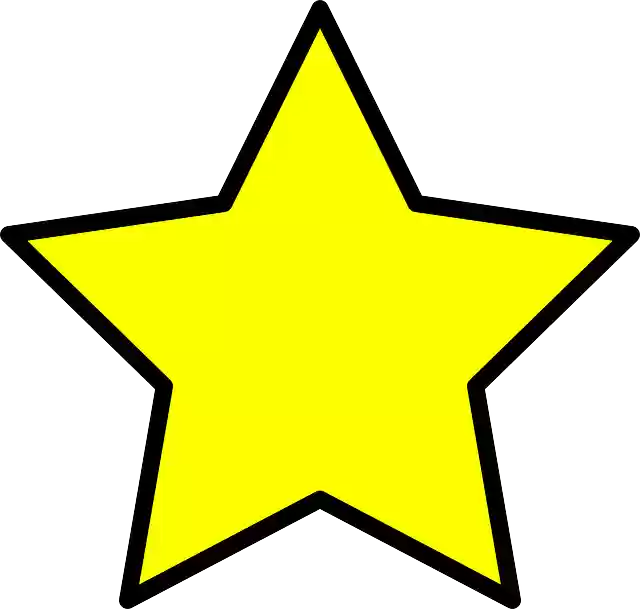 تنزيل مجاني Star Yellow - رسم متجه مجاني على رسم توضيحي مجاني لـ Pixabay ليتم تحريره باستخدام محرر الصور المجاني عبر الإنترنت GIMP