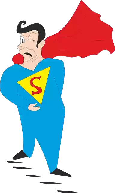 Free download Super Man Hero -  free illustration to be edited with GIMP free online image editor