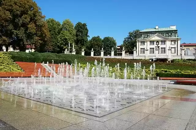 Free download The Palace Rzeszów Fountain -  free photo or picture to be edited with GIMP online image editor