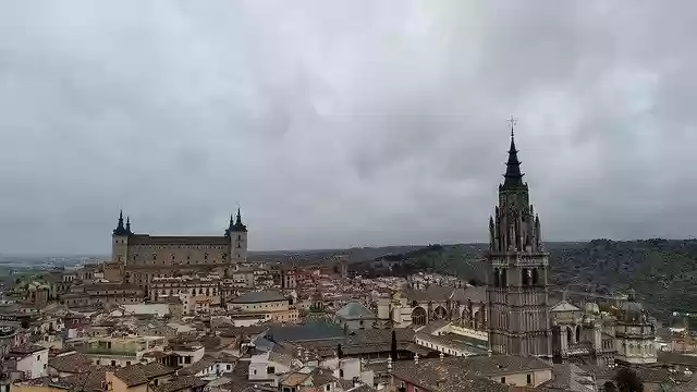 Free download Toledo Panoramic Cathedral -  free photo or picture to be edited with GIMP online image editor