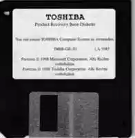 toshiba restore cd