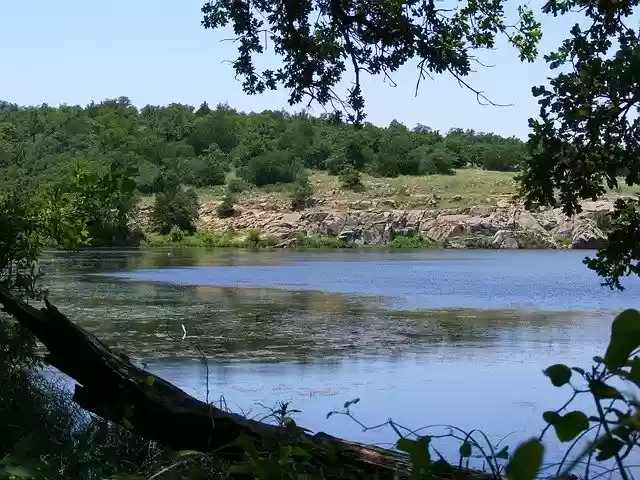 Free download Treasure Lake Wichita Mountains -  free photo or picture to be edited with GIMP online image editor