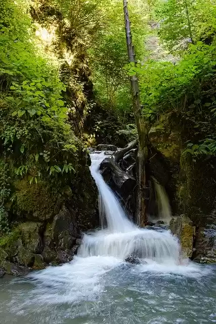 Free download Waterfall Gorge Örflaschlucht -  free photo or picture to be edited with GIMP online image editor