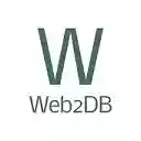 Web2DB  screen for extension Chrome web store in OffiDocs Chromium