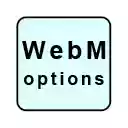 WebM Options (Premium)  screen for extension Chrome web store in OffiDocs Chromium