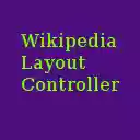 Écran Wikipedia Layout Controller pour l'extension Chrome web store dans OffiDocs Chromium