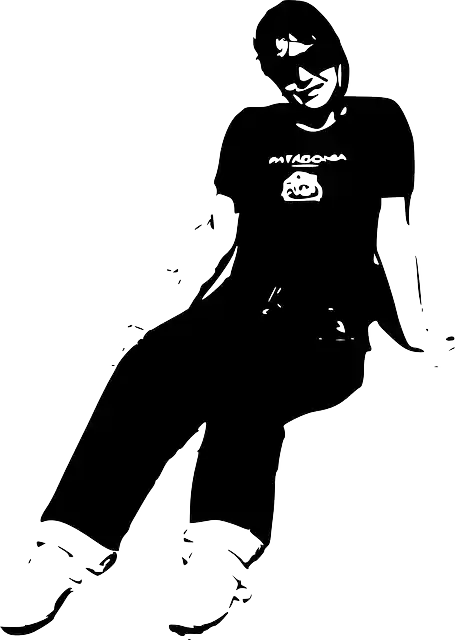 Free download Woman Sitting Black And White - Free vector graphic on Pixabay free illustration to be edited with GIMP free online image editor