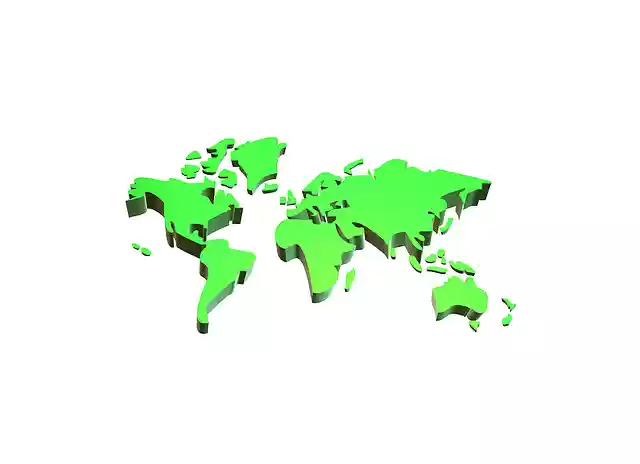 Free download World 3D Continents -  free illustration to be edited with GIMP free online image editor