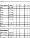 yahtzee scoresheet by offidocs for office