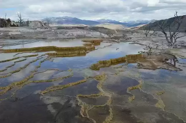 Free download Yellowstone Pools Wyoming -  free photo or picture to be edited with GIMP online image editor